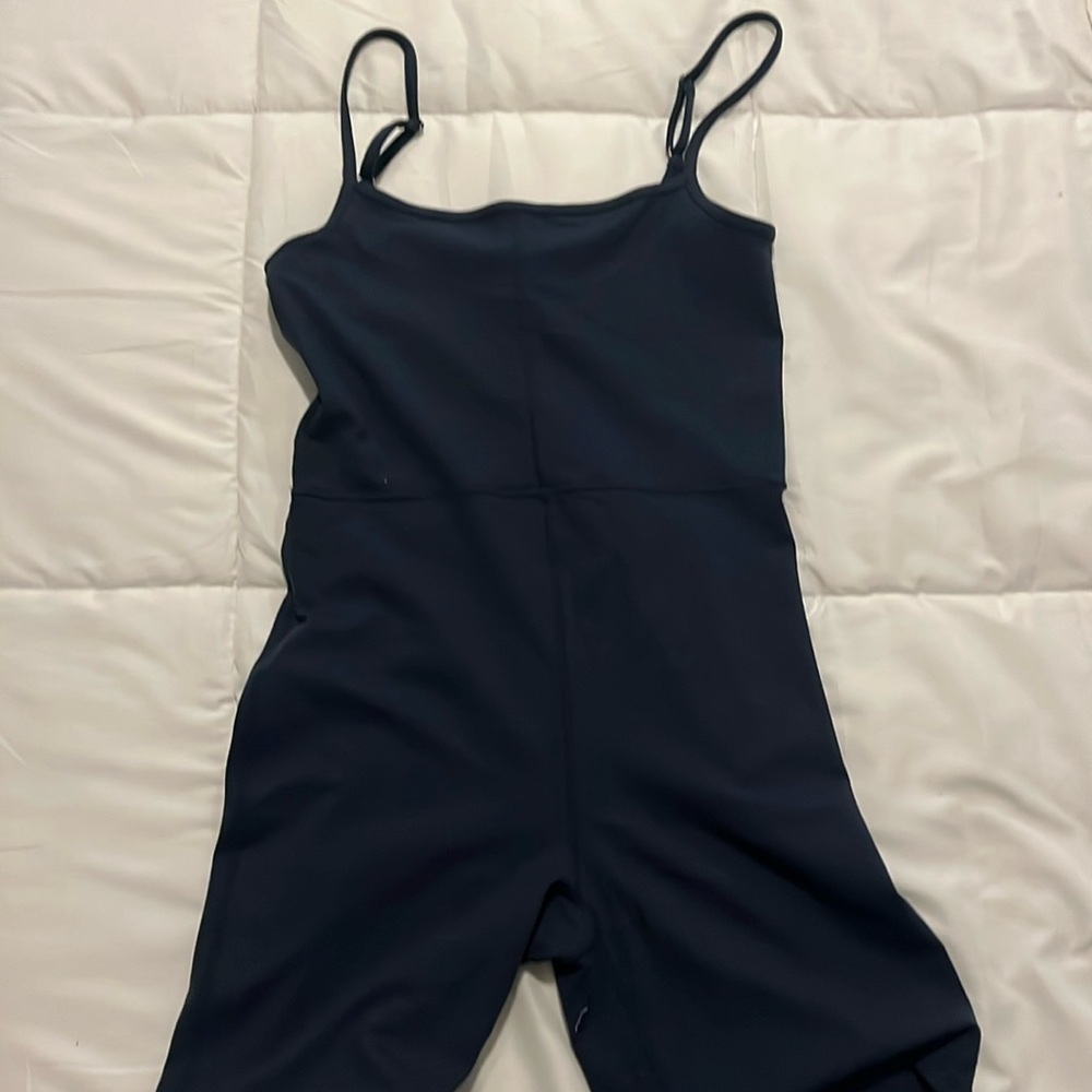 Amazon Navy Blue Spaghetti Strap Jumpsuit